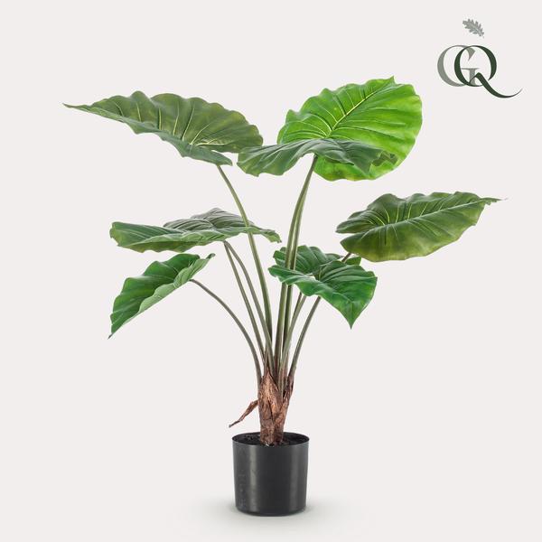 Alocasia - Olifantsoor - Kunstplant - ↨70cm