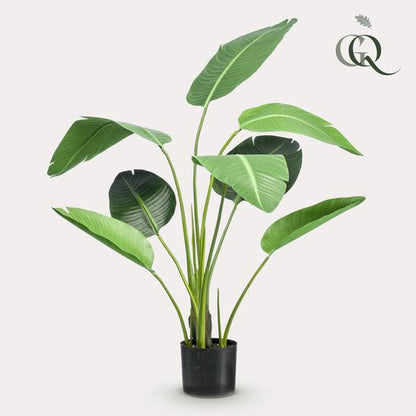 Strelitzia nicolai - Paradijsvogelbloem - Kunstplant - ↨120cm