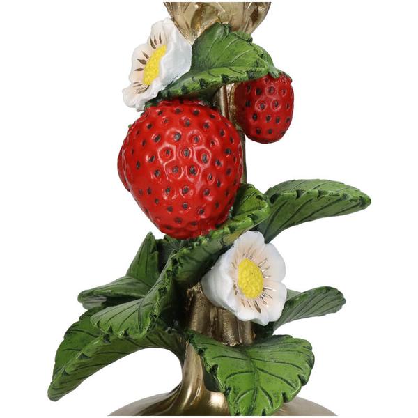 Aardbei Goud kandelaar ↨20 cm