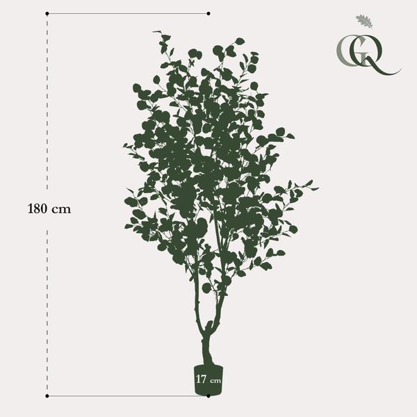 Eucalyptus - Blauwe Gomboom  - Kunstplant - ↨180cm