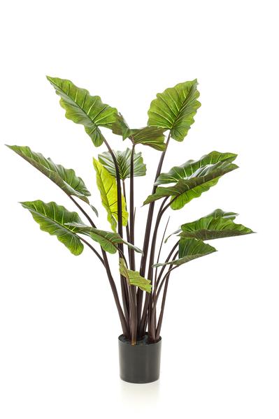 Colocasia Pink China - Olifantsoor - Kunstplant - ↨130 cm
