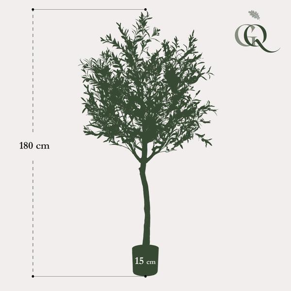 Olijfboom -  Olea europaea - Kunstplant - ↨180cm