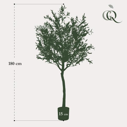 Olijfboom -  Olea europaea - Kunstplant - ↨180cm