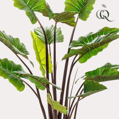 Colocasia Pink China - Olifantsoor - Kunstplant - ↨130 cm