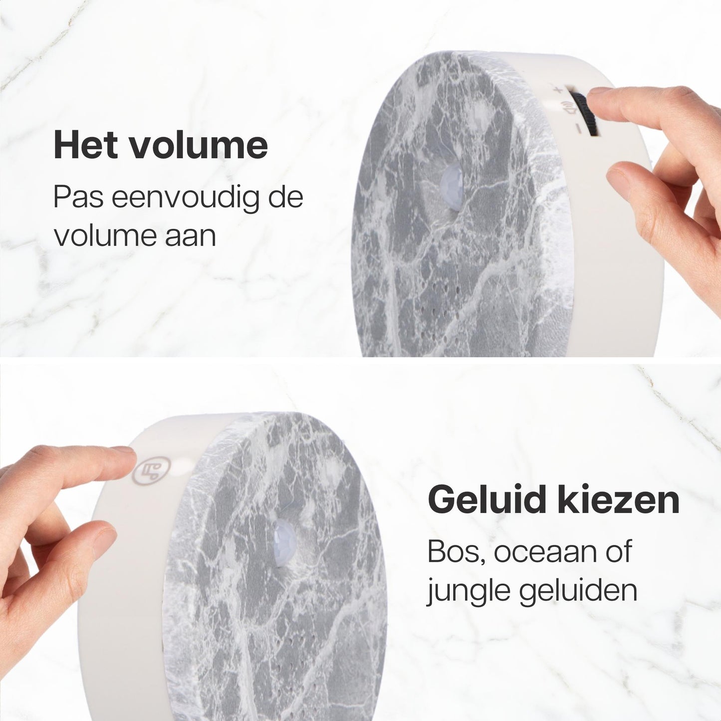 Melodiez® Vogelgeluiden huisje met sensor - Marmer