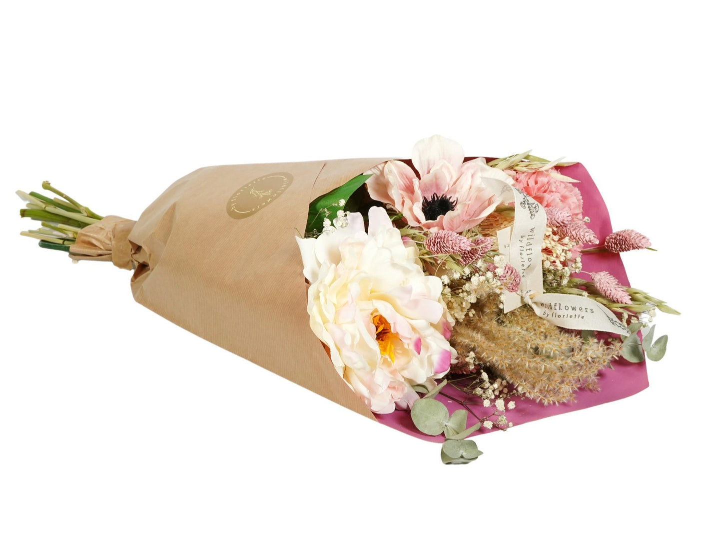 Droogbloemen & Zijde - Love - ↨55cm