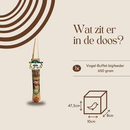 Vogelvoer ECO zak XL - 650 gr - geschikt voor alle buitenvogels