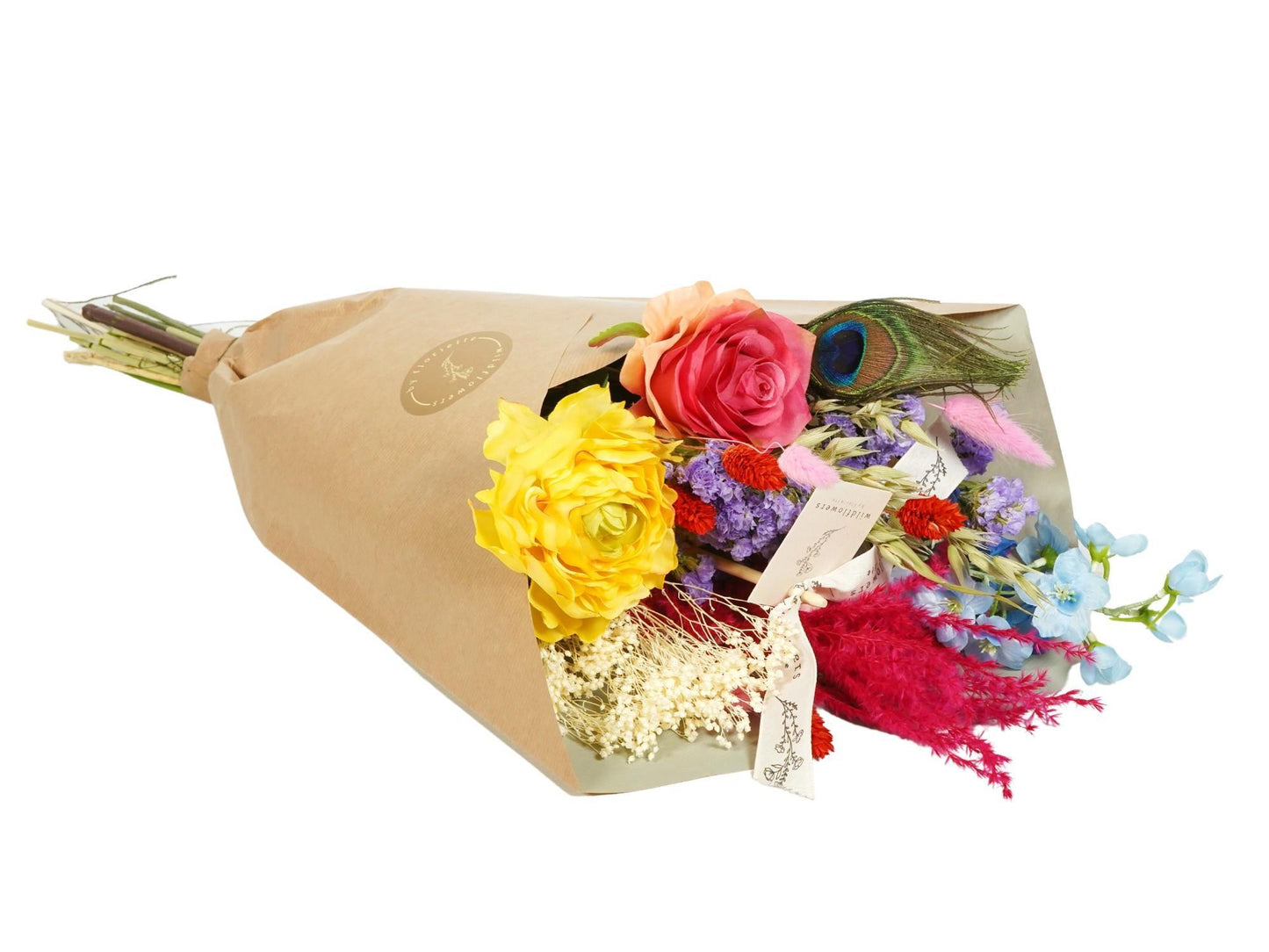 Droogbloemen & Zijde - Party - ↨55cm