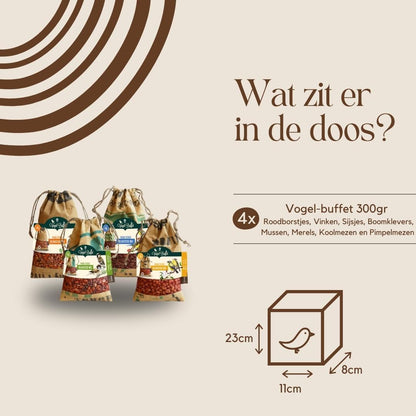 Vogelvoer picknickmix - 4x 300gr